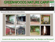 Tablet Screenshot of greenwoodsnaturecamp.com